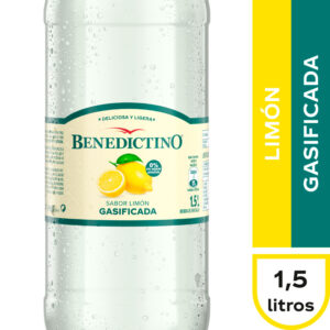 Agua Gasificada Benedictino Limón 1.5 L