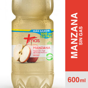 Agua Saborizada Mas Manzana Sin Gas 600 ml