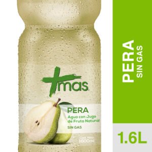 Agua Saborizada Mas Pera Sin Gas 1.6 L