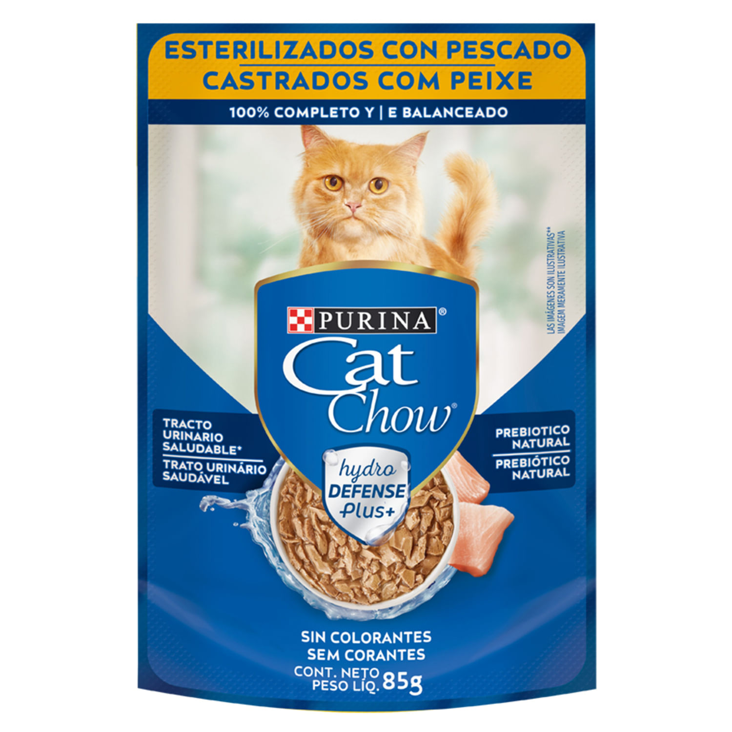 Alimento Húmedo Gato Adulto Cat Chow Esterilizado Pescado 85 g - Image 2