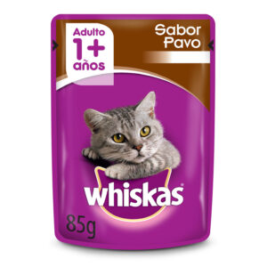 Alimento Húmedo Gato Adulto Whiskas Salsa Pavo 85 g