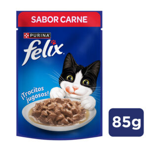 Alimento Húmedo Gato Felix Sensaciones de Carne 85 g