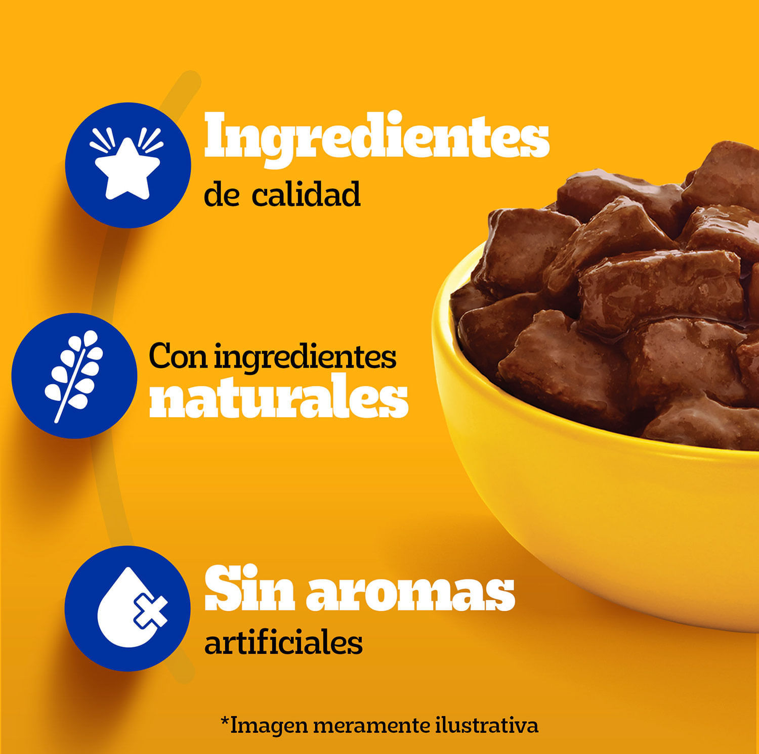 Alimento Húmedo Perro Adulto Pedigree Pequeño Carne 100 g - Image 2