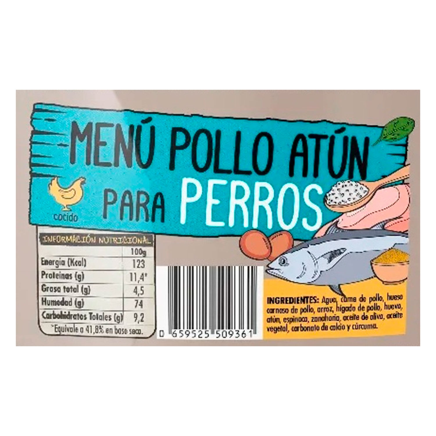 Alimento Húmedo Perro Ama Pet Pollo y Atún 200 g - Image 2