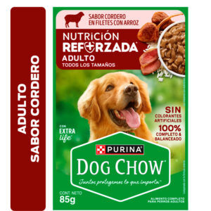 Alimento Húmedo Perro Dog Chow Adulto Cordero 85 g
