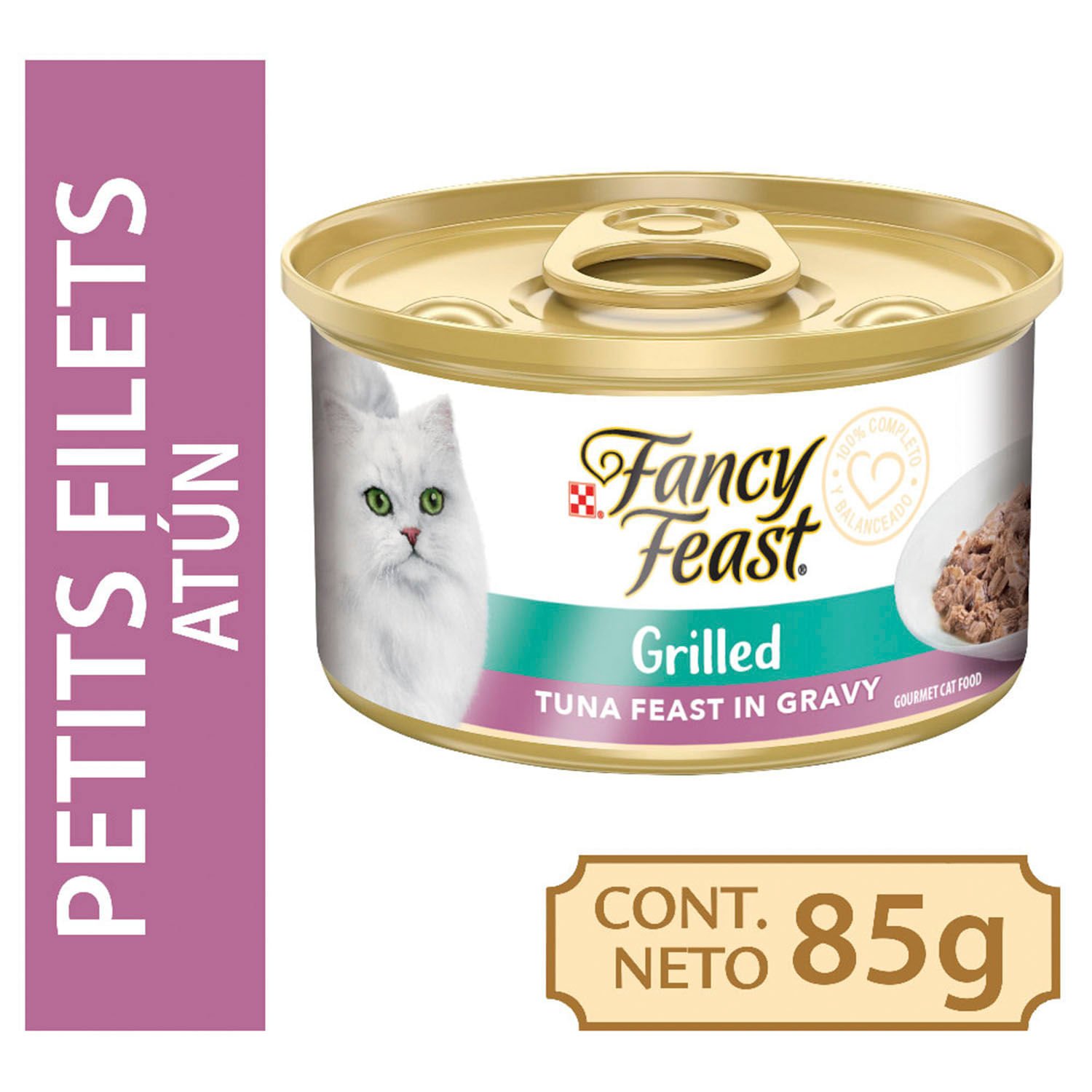 Alimento Húmedo Gato Fancy Feast Petit Filets de Atún 85 g