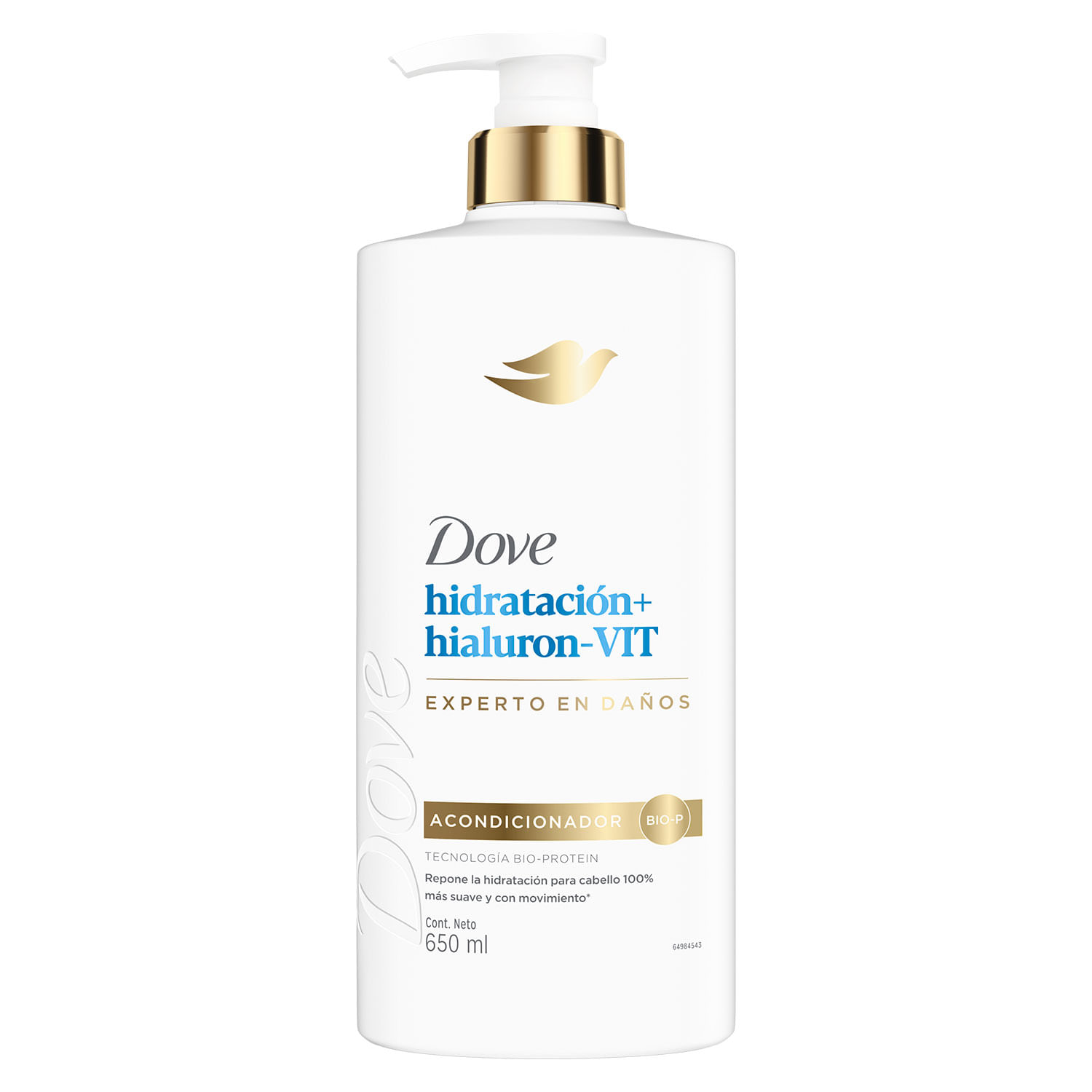 Bálsamo Dove Hidratación + Ácido Hialurónico y Vitamina 650 ml - Image 2