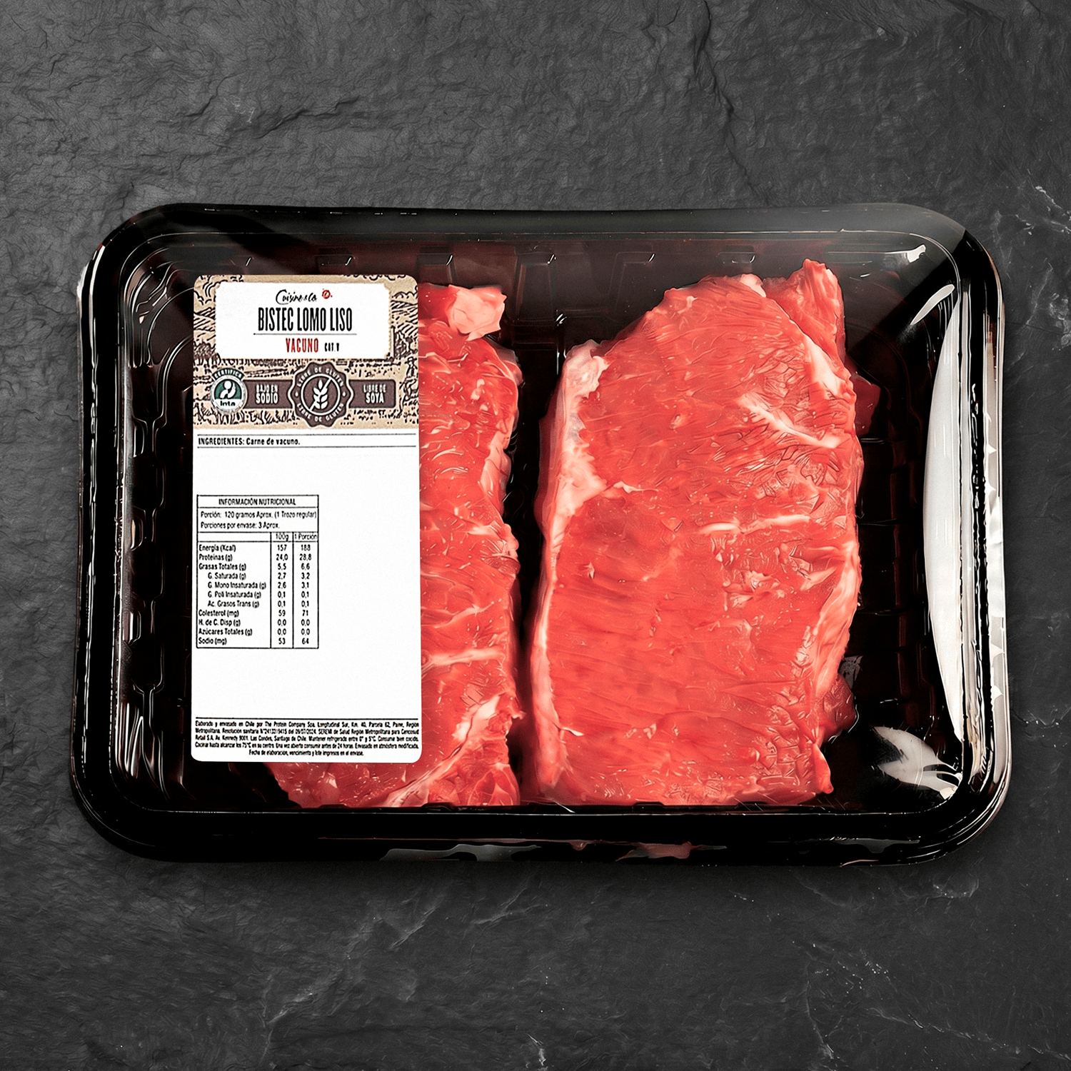 Bistec Lomo Liso Bandeja 300 g