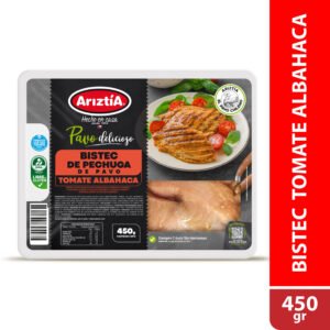Bistec de Pechuga de Pavo Ariztía Tomate Albahaca 450 g