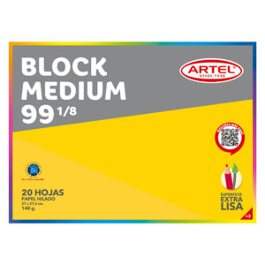 Block de Dibujo N°99 1/8 20 Hojas