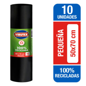 Bolsa de Basura Virutex Bio Pequeña 50 x 70 cm 10 un.