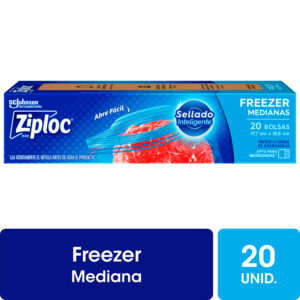 Bolsas Ziploc Doble Cierre para Freezer 20 un.