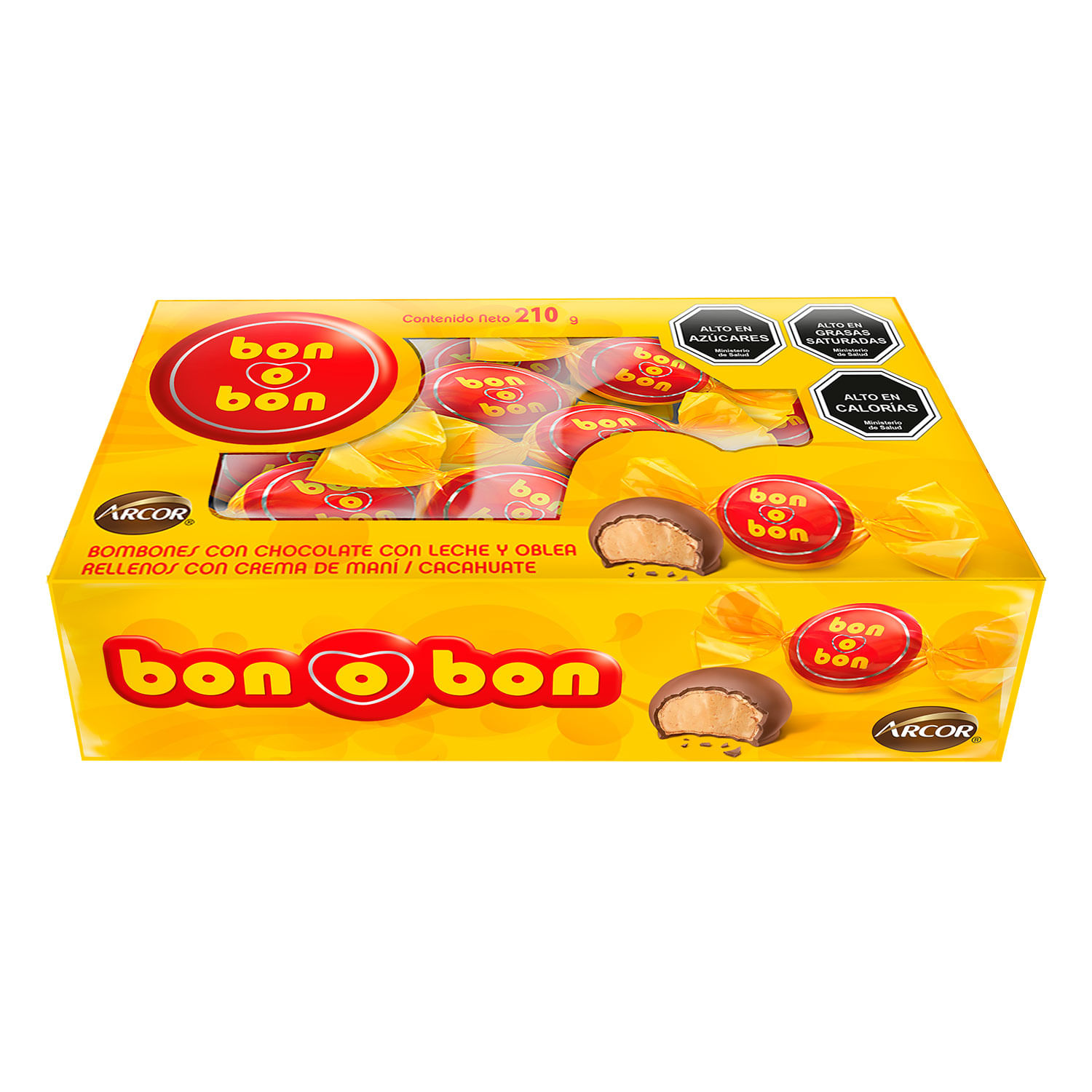 Chocolate de Leche Bon O Bon 210 g - Image 2