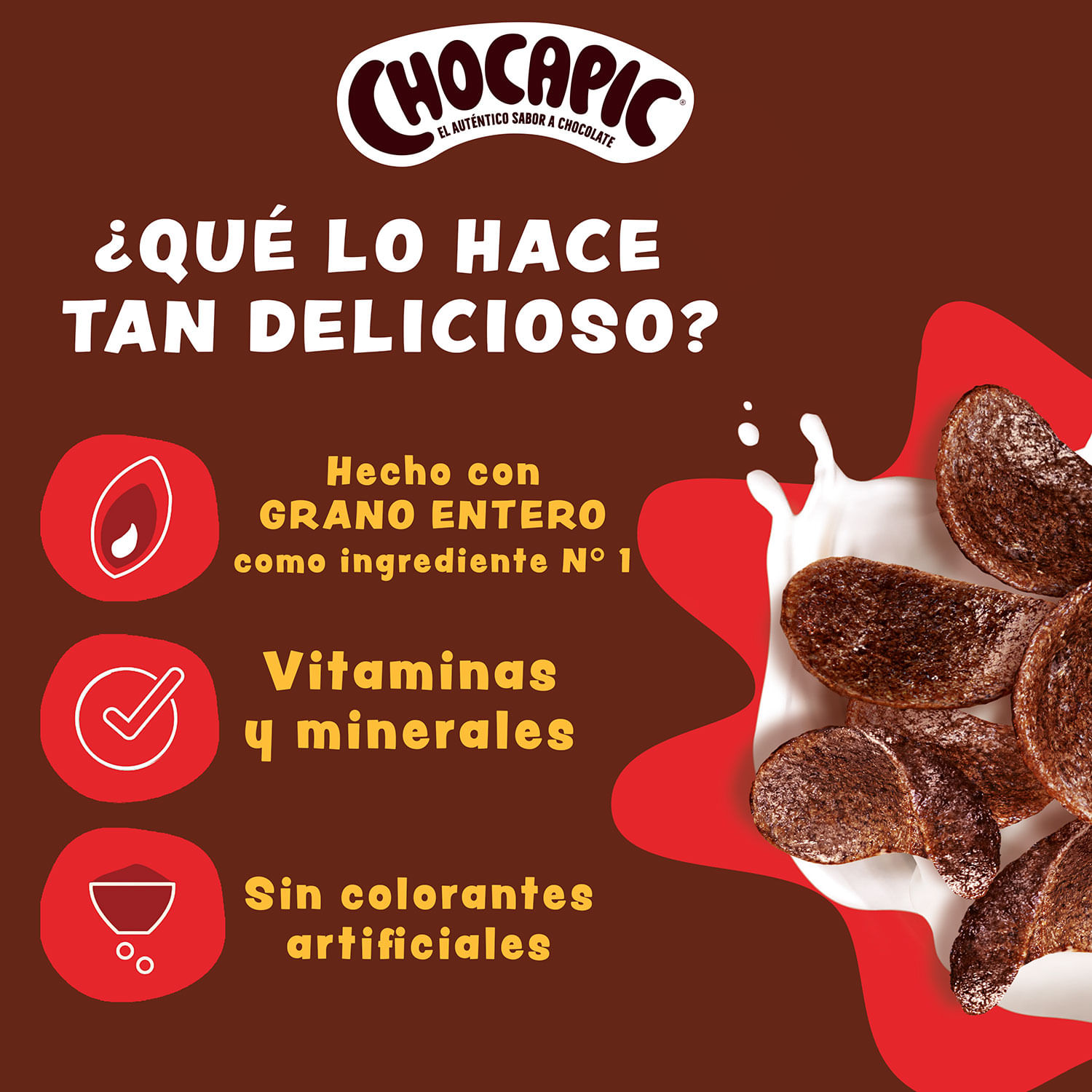 Cereal Chocapic Receta Original 640 g - Image 3