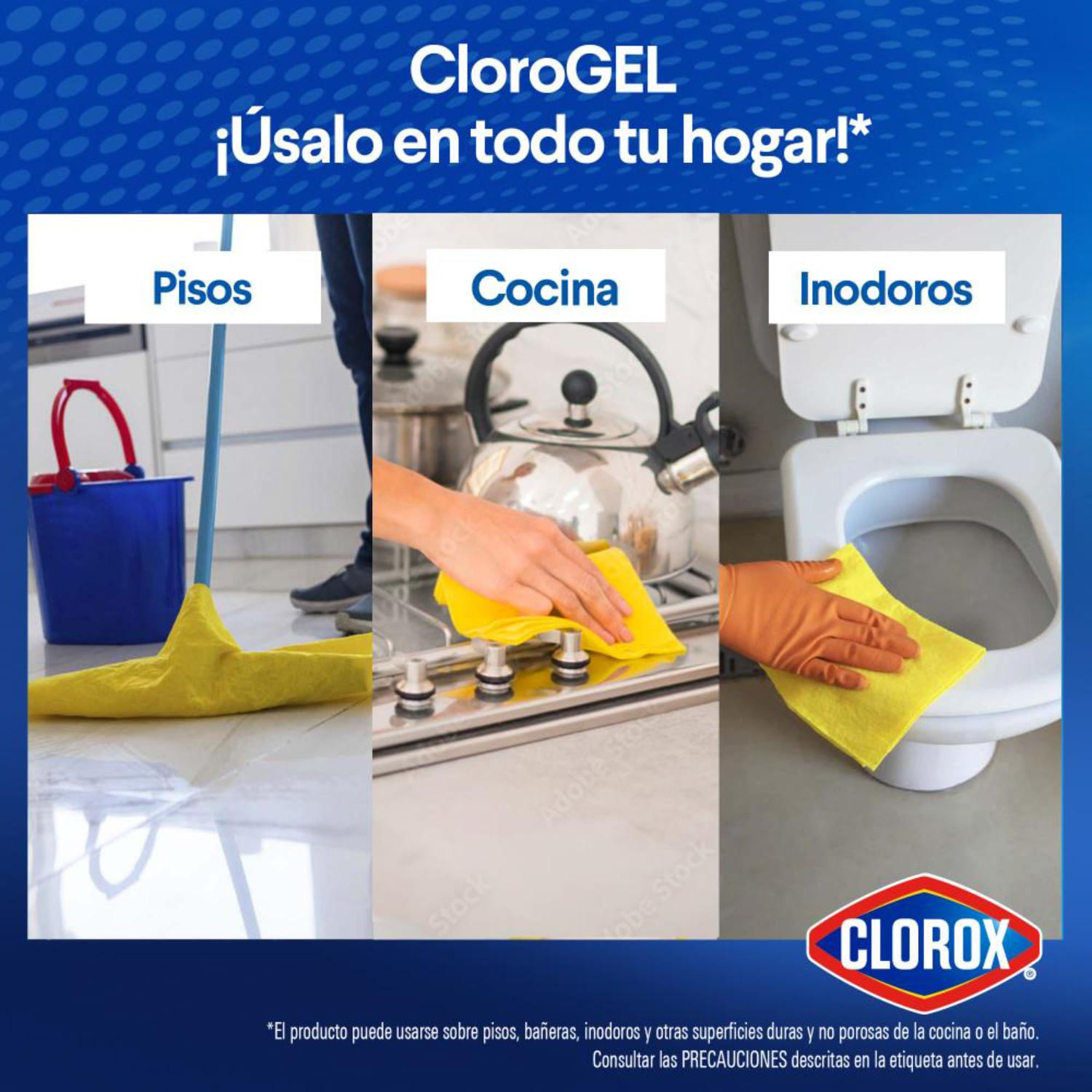 Cloro Gel Clorox Original 900 ml - Image 5