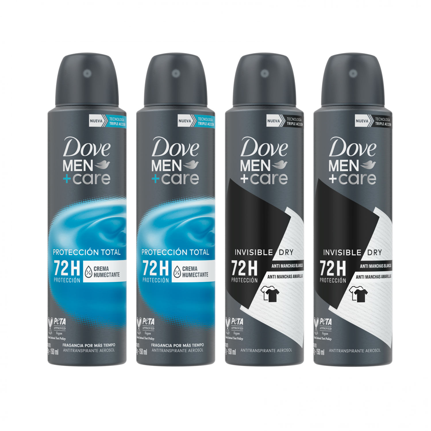 Desodorante Spray Dove Men 90 g 4 un. - Image 2