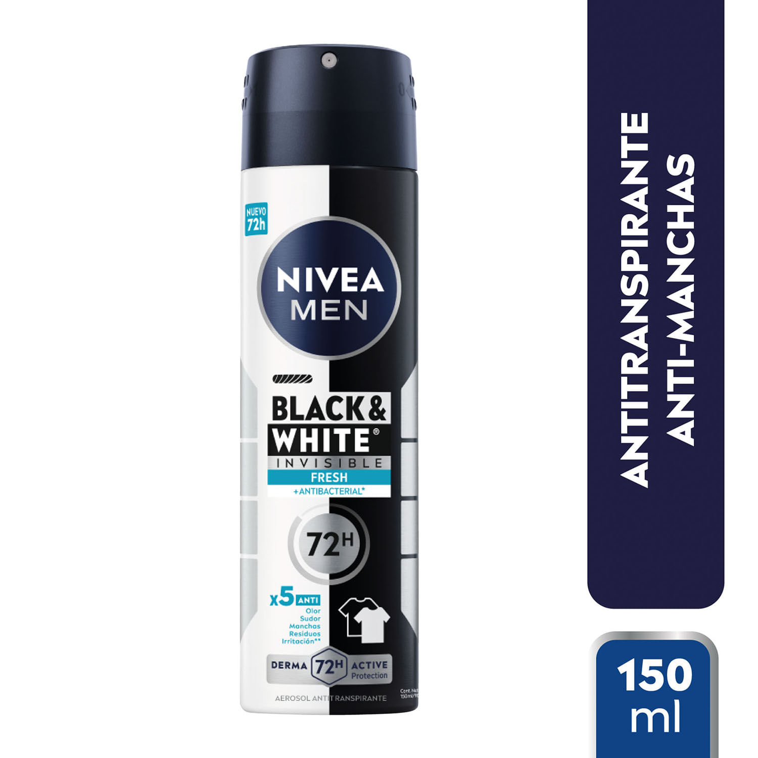 Desodorante Spray Nivea Men Black & White Fresh 150 ml