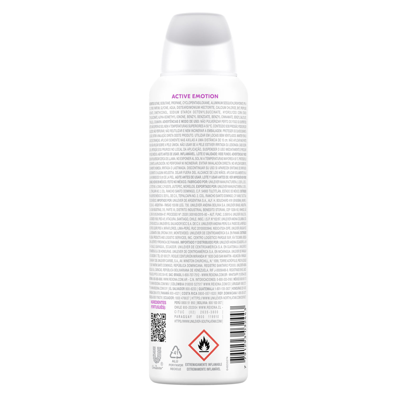 Desodorante Spray Rexona Woman Active Motion 150 ml - Image 3