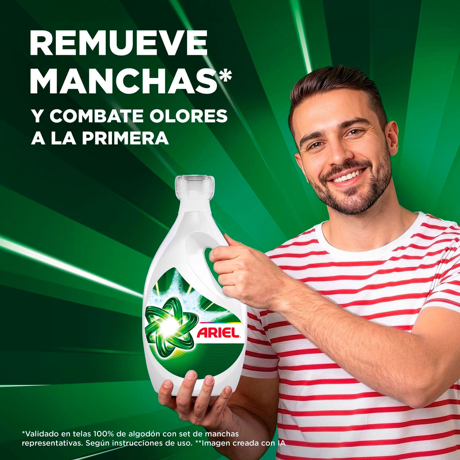 Detergente Líquido Ariel Limpieza Profunda 2.8 L - Image 4