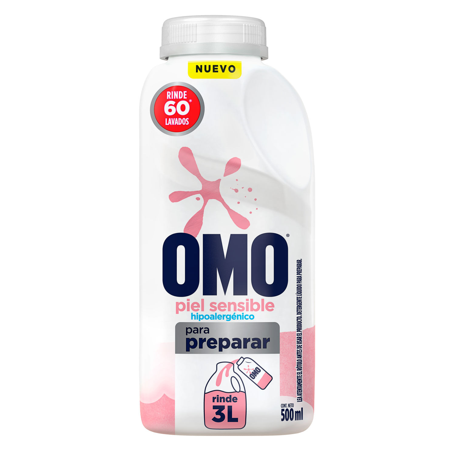 Detergente Líquido Omo Ultra Power Piel Sensible 500 ml - Image 2