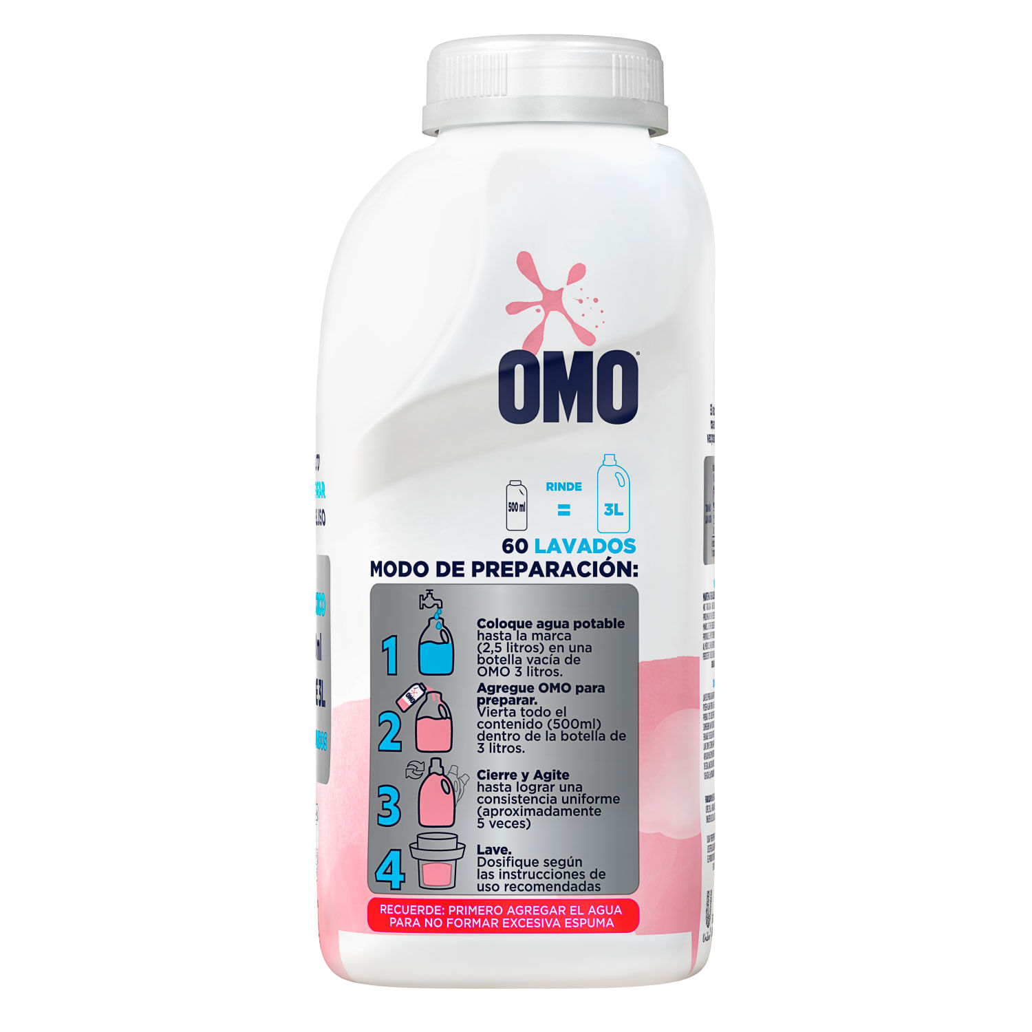 Detergente Líquido Omo Ultra Power Piel Sensible 500 ml - Image 3