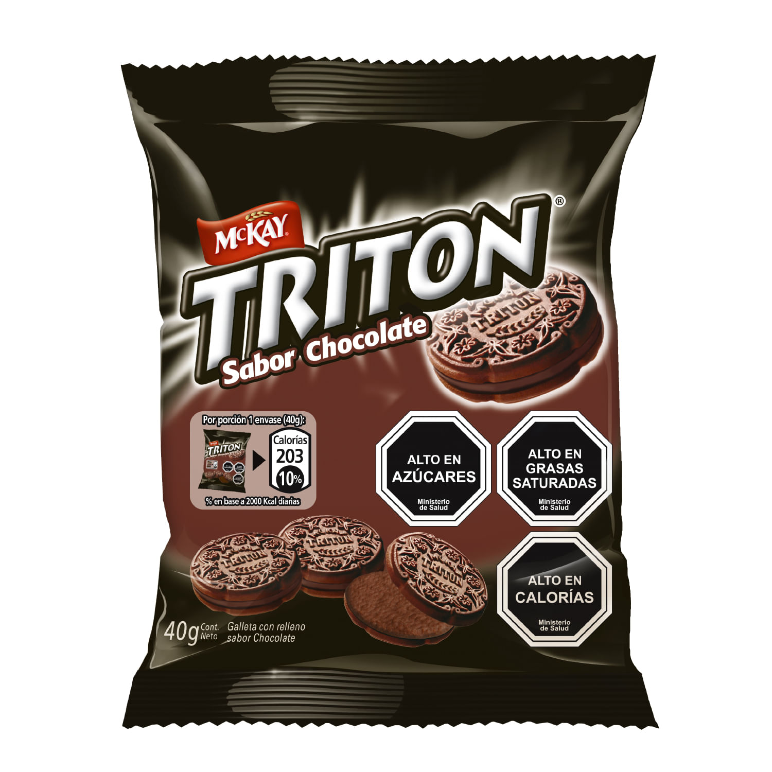 Galletas Triton Mini Chocolate 40 g - Image 2