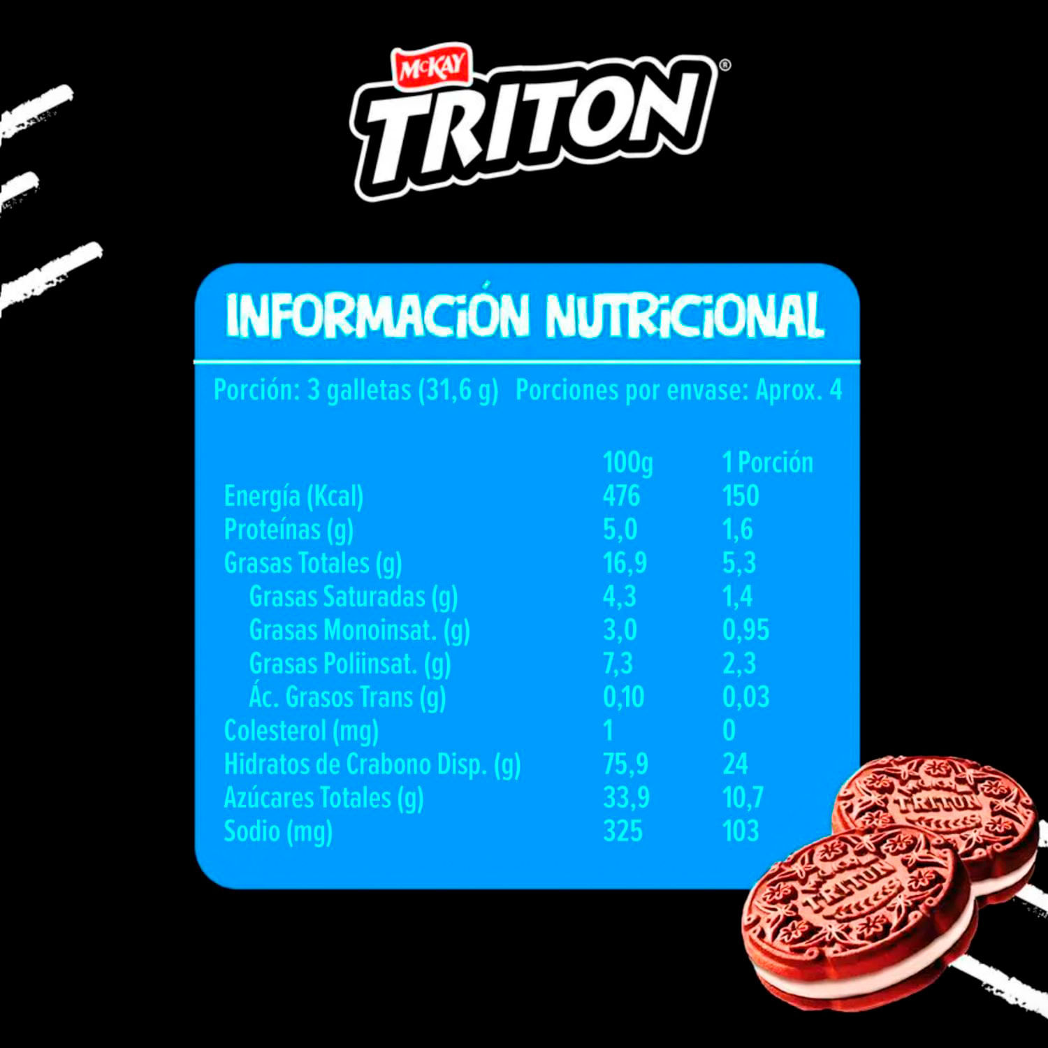 Galleta Triton Vainilla 116 g - Image 5