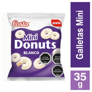 Galletas Mini Donuts Blanca 35 g