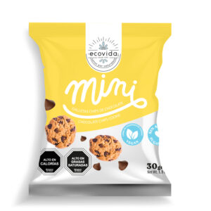 Galleta Mini Ecovida Chip Chocolate Sin Azúcar 30 g