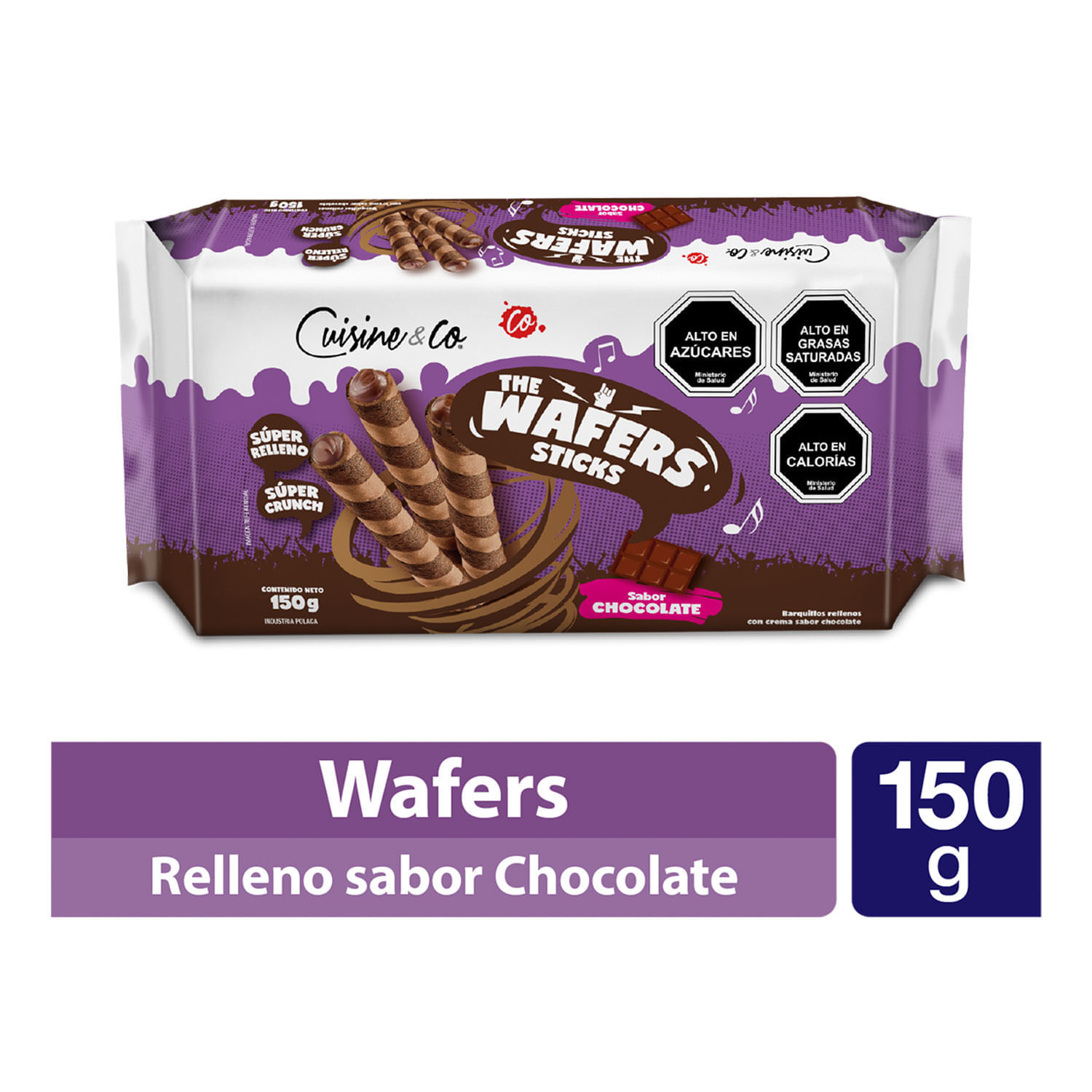 Galletas Wafers Cuisine & Co Chocolate 150 g