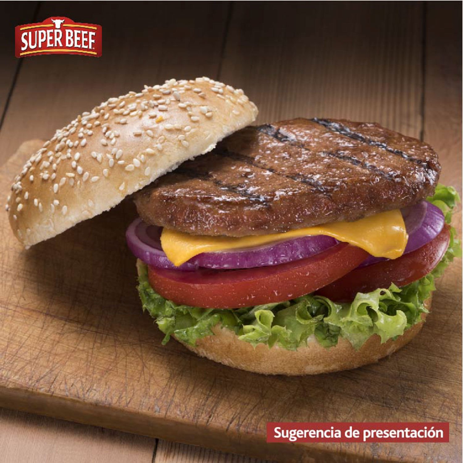 Hamburguesa de Vacuno y Cerdo Super Beef Tradicional 100 g - Image 3