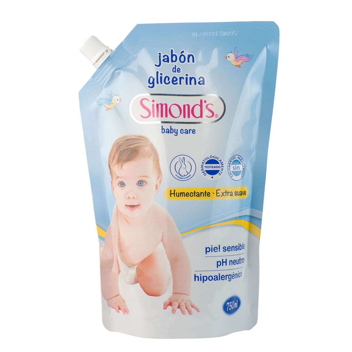 Jabón Bebé Simond's Glicerina Doypack 750 ml
