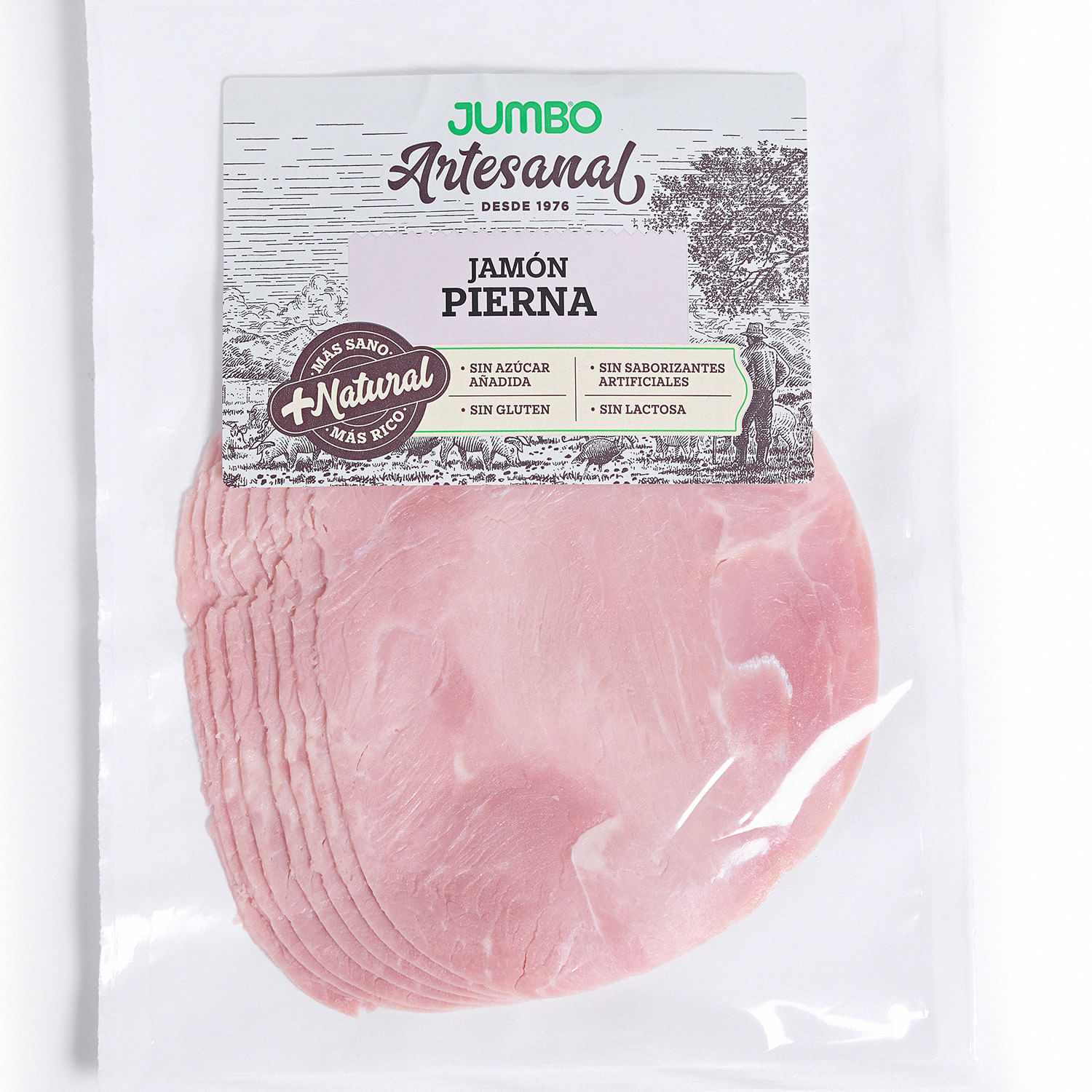 Jamón Pierna Cocido Granel Más Natural - Image 2