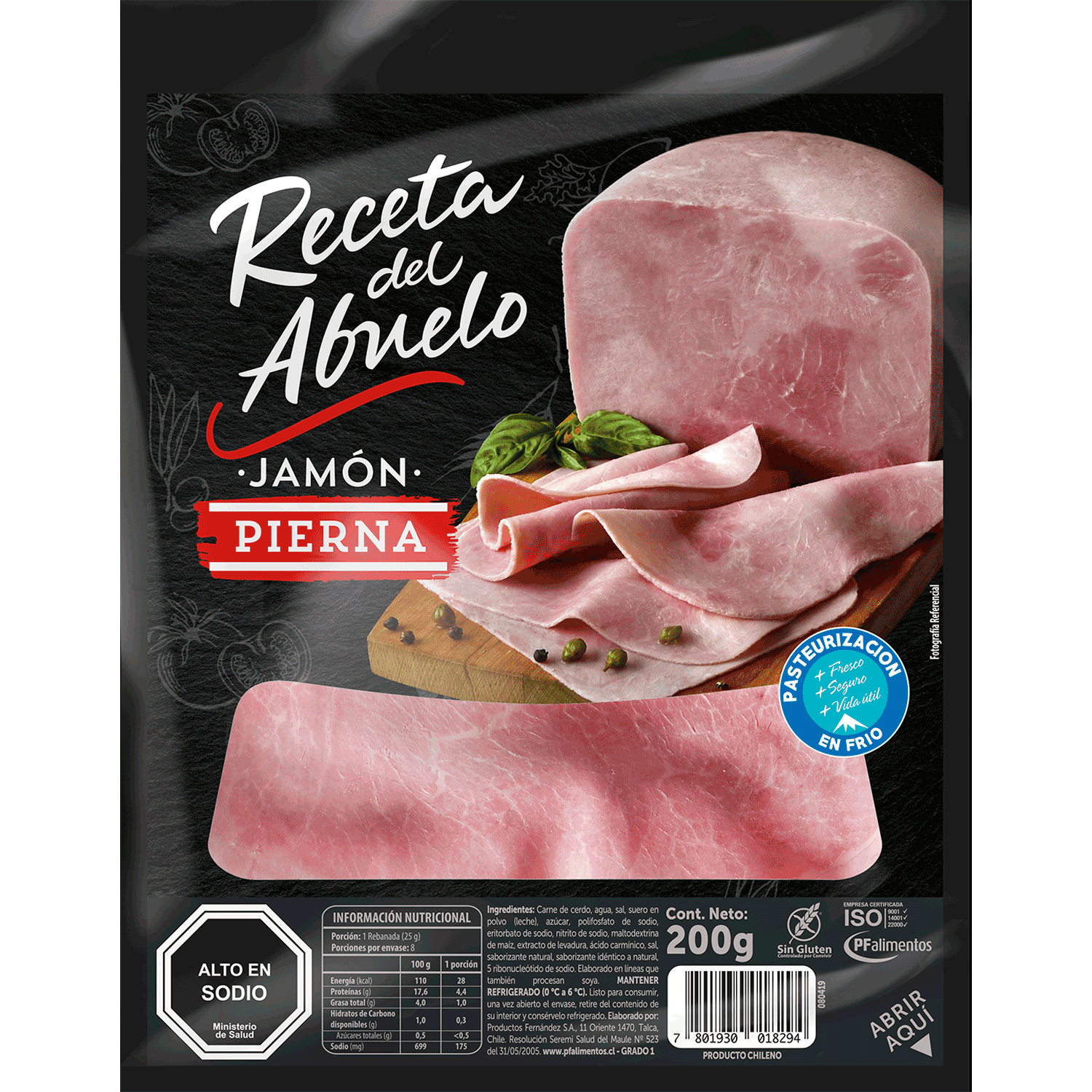 Jamón Pierna Receta del Abuelo 200 g