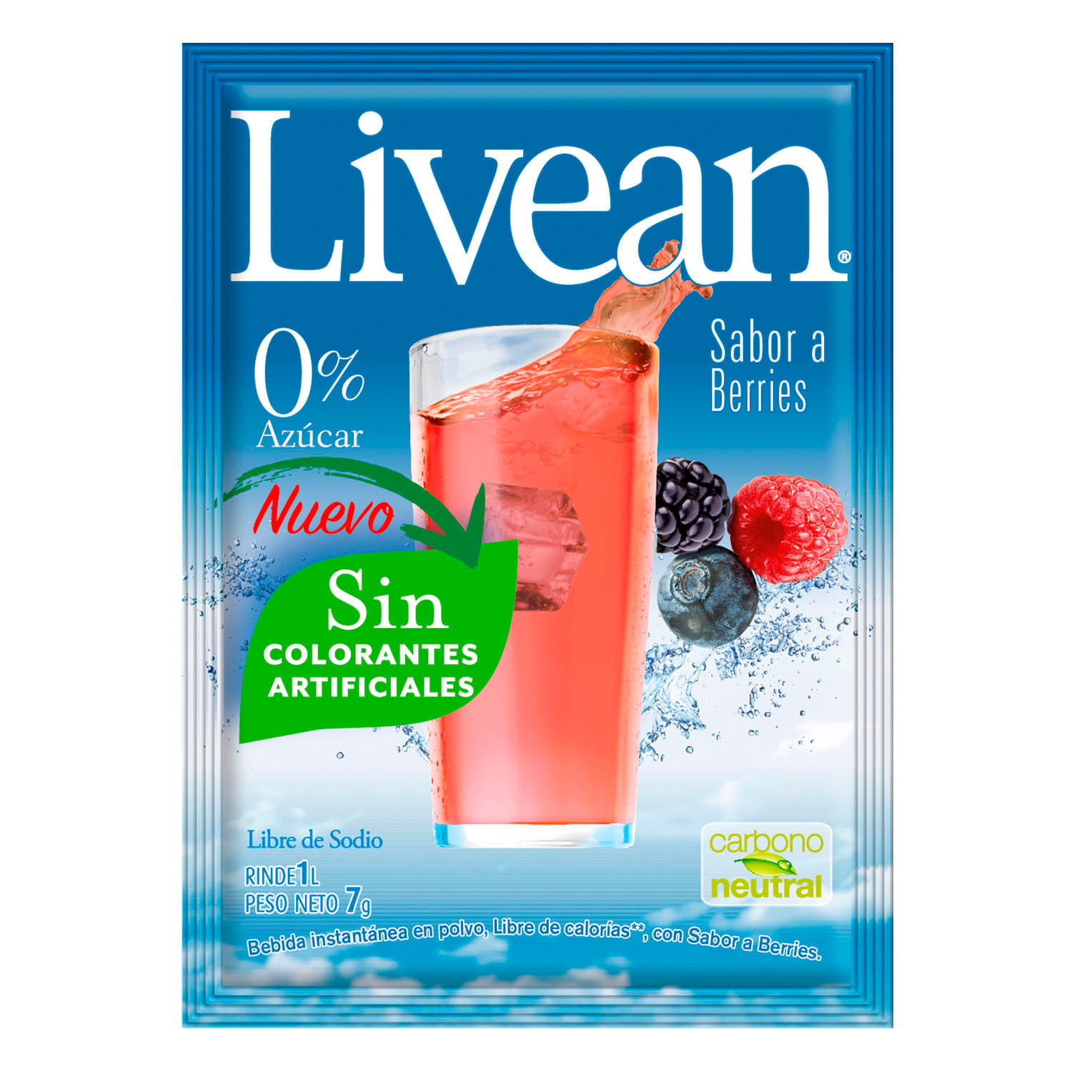 Jugo en Polvo Livean Berries 7 g - Image 2