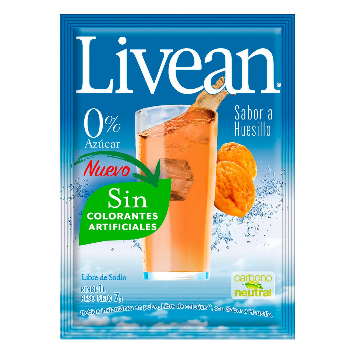 Jugo en Polvo Livean Huesillo 7 g - Image 2