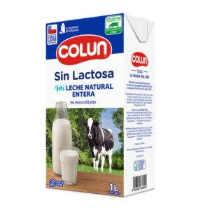 Leche Sin Lactosa Colun Entera 1 L
