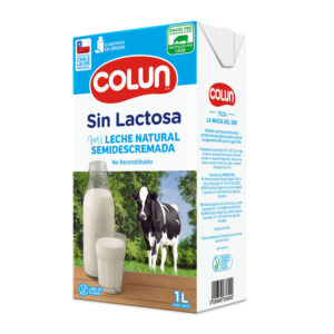 Leche Sin Lactosa Colun Semidescremada 1 L