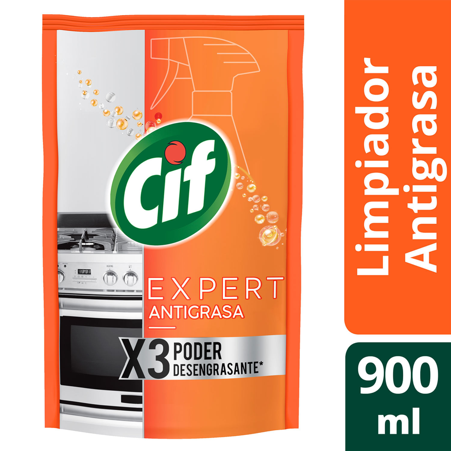 Limpiador Antigrasa Cif Antigrasa Doypack 900 ml - Image 2
