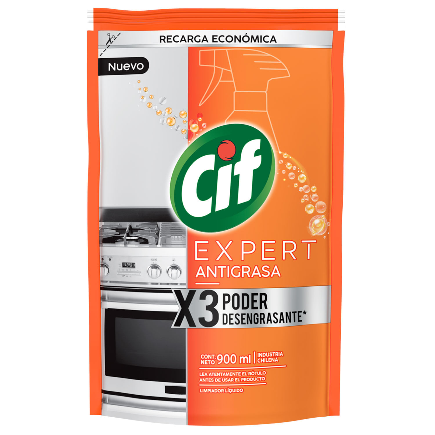 Limpiador Antigrasa Cif Antigrasa Doypack 900 ml - Image 4