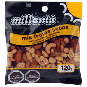 Mix Frutos Secos Millantú 120 g