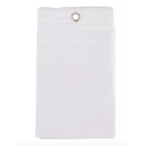 Pack 2 Forros de Cortina PVC Blanco y Transparente 180 x 180 cm
