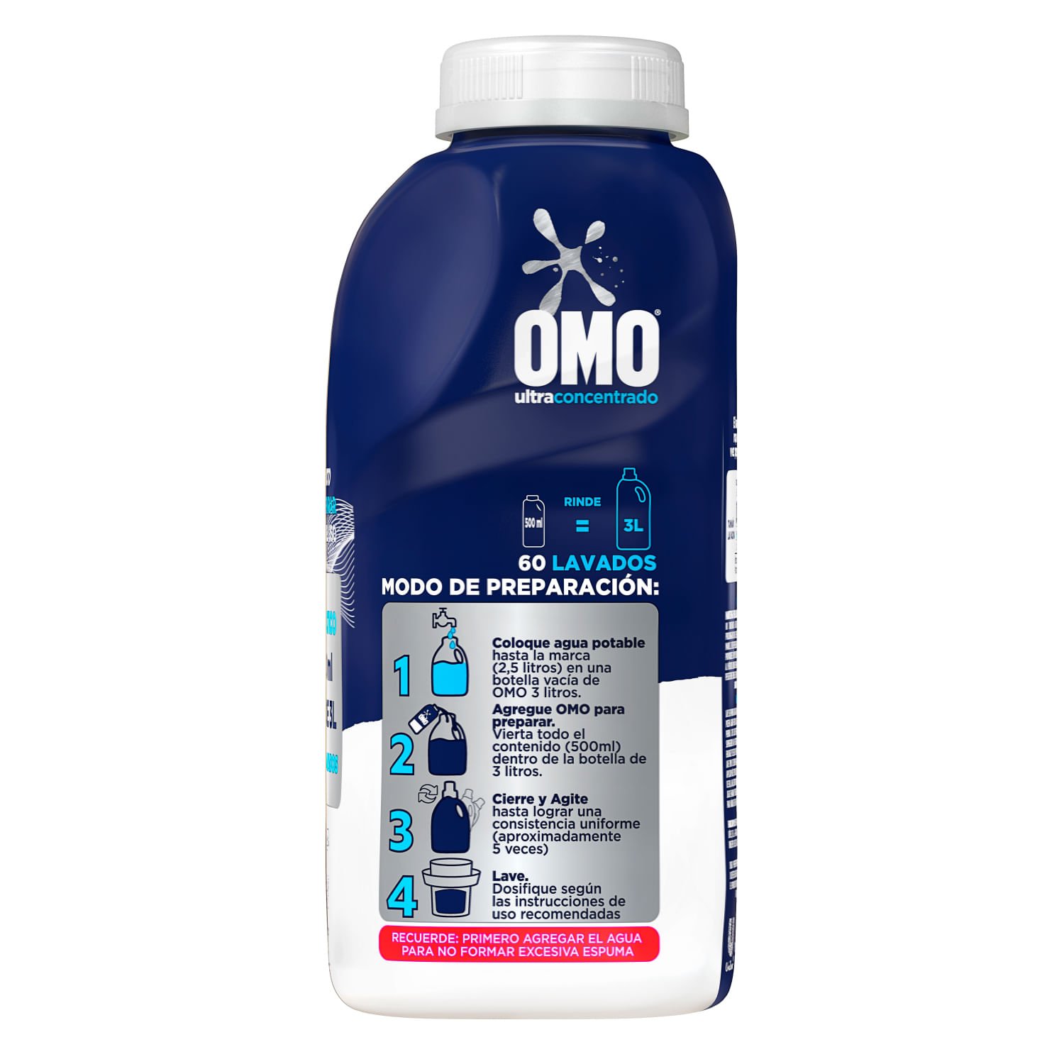 Pack 2 un. Detergente para Preparar Omo 500 ml - Image 3