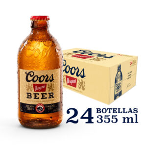 Pack 24 un. Cerveza Coors Lager 5.0° 355 cc