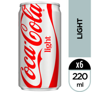 Pack 6 un. Bebida Coca-Cola Light 220 cc