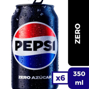 Pack 6 un. Bebida Pepsi Zero 350 ml