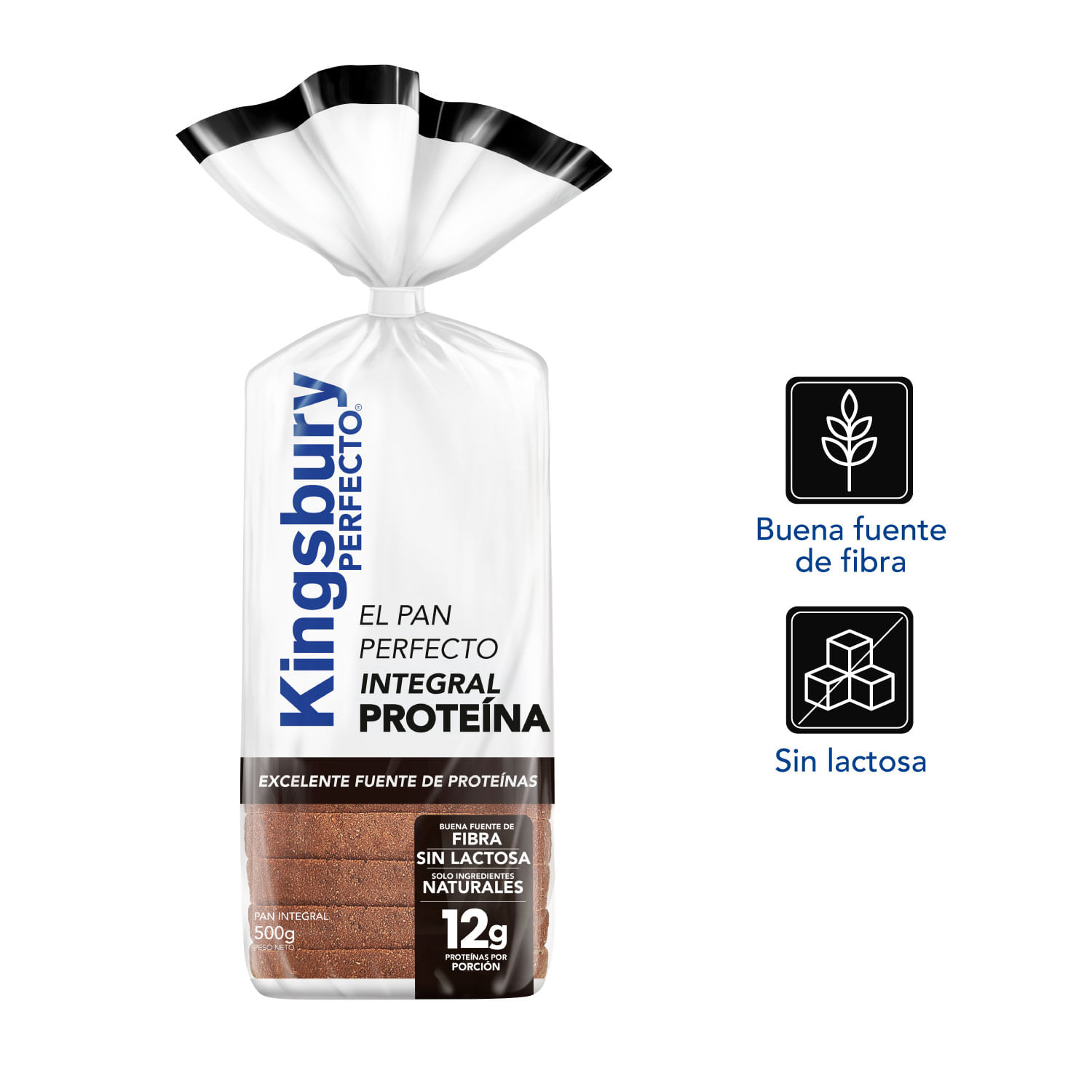 Pan Molde Kingsbury Proteína Integral 500 g - Image 2