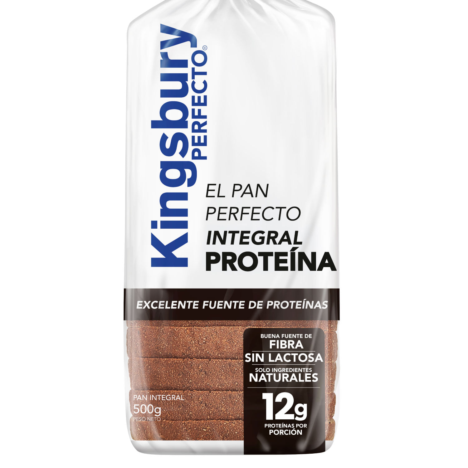 Pan Molde Kingsbury Proteína Integral 500 g
