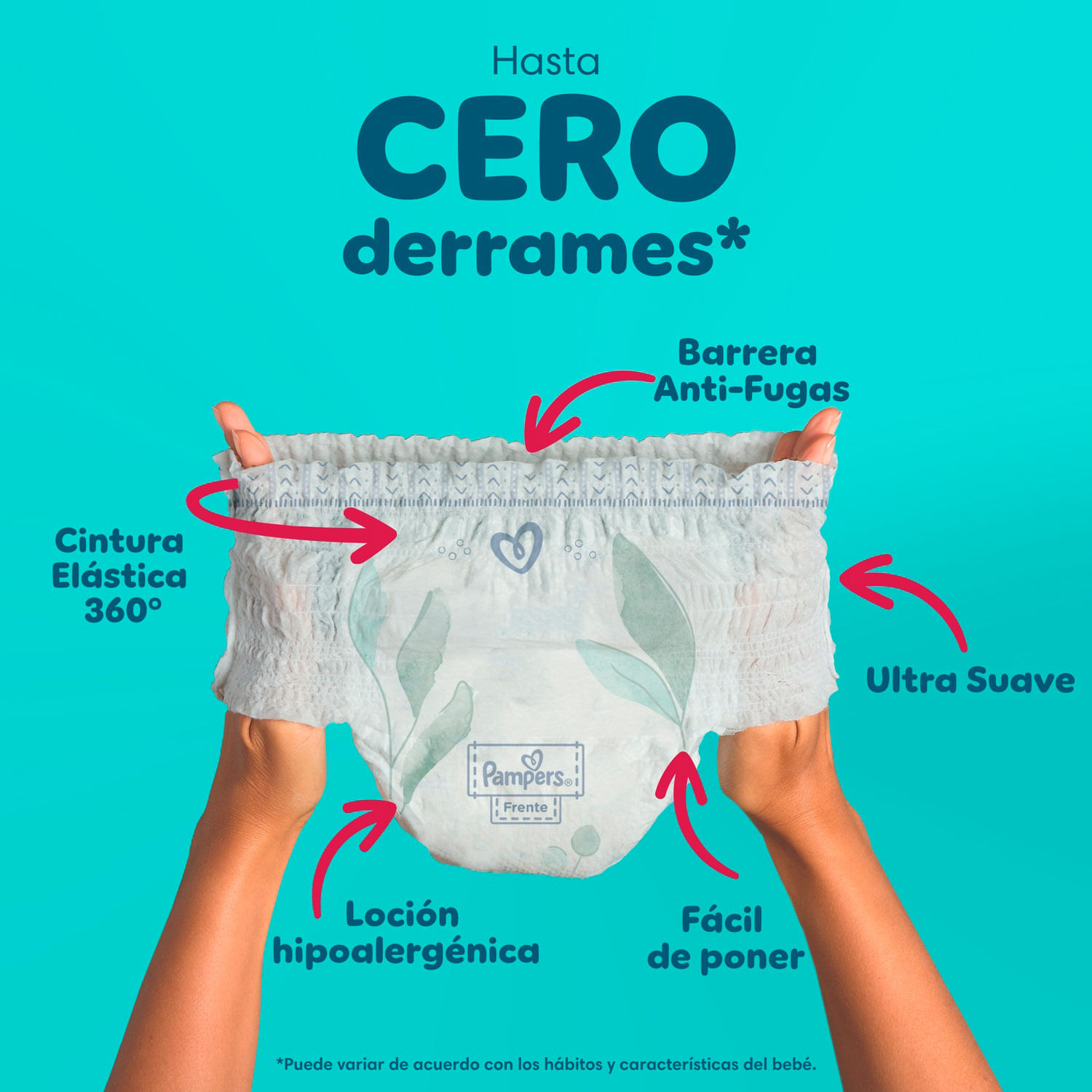 Pañales Pants Pampers Premium Care Talla XG 116 un. - Image 2