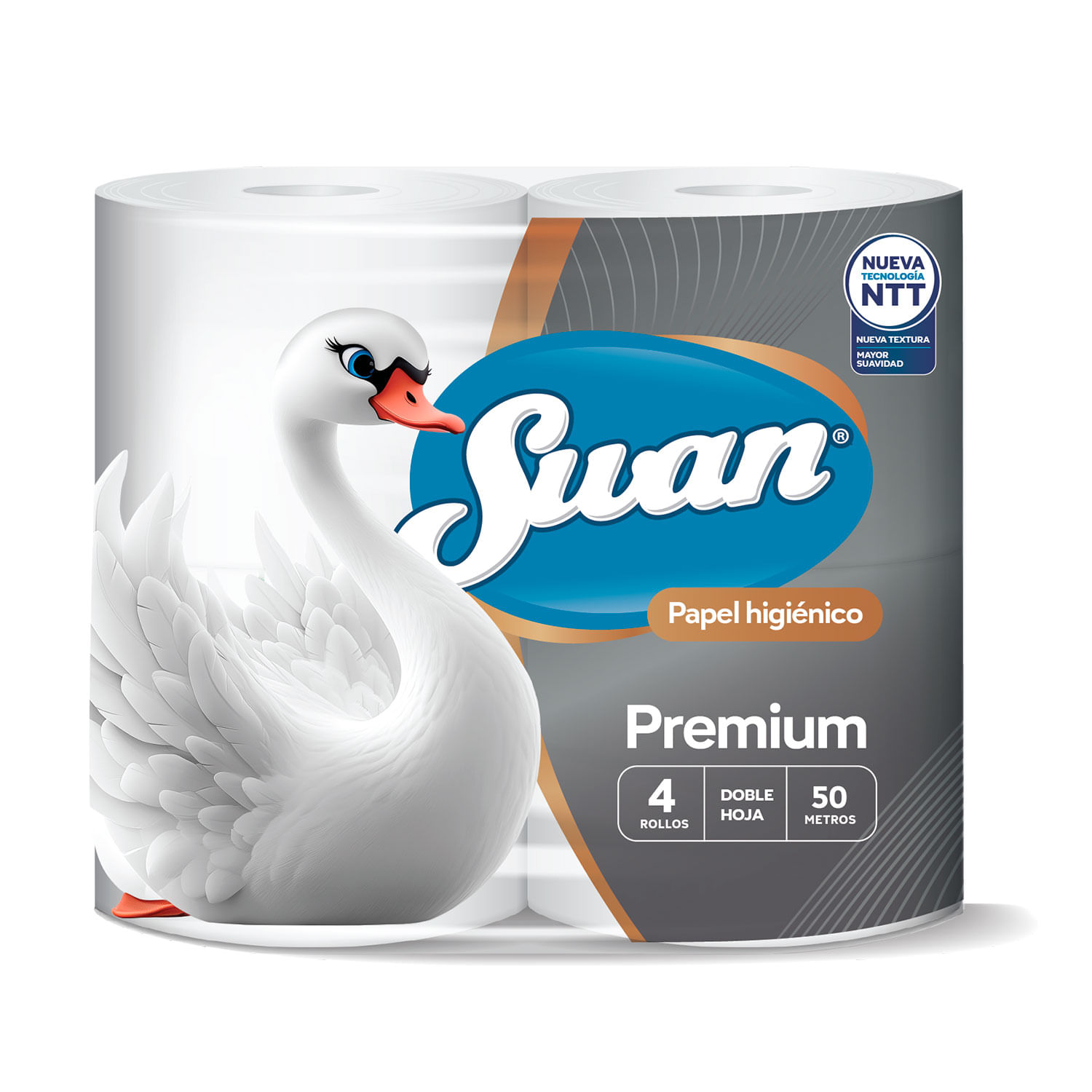 Papel Higiénico Swan Mi Hogar 50 m 4 un.